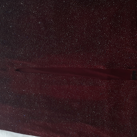 Timing Collection Dark Burgandy red w/ silver & rainbow sparkles - #742 - Picture 8 of 11